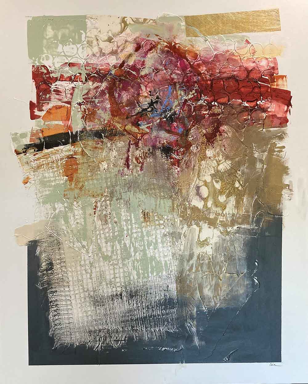 “Gravitational Pull”, 60×48, Mixed Media