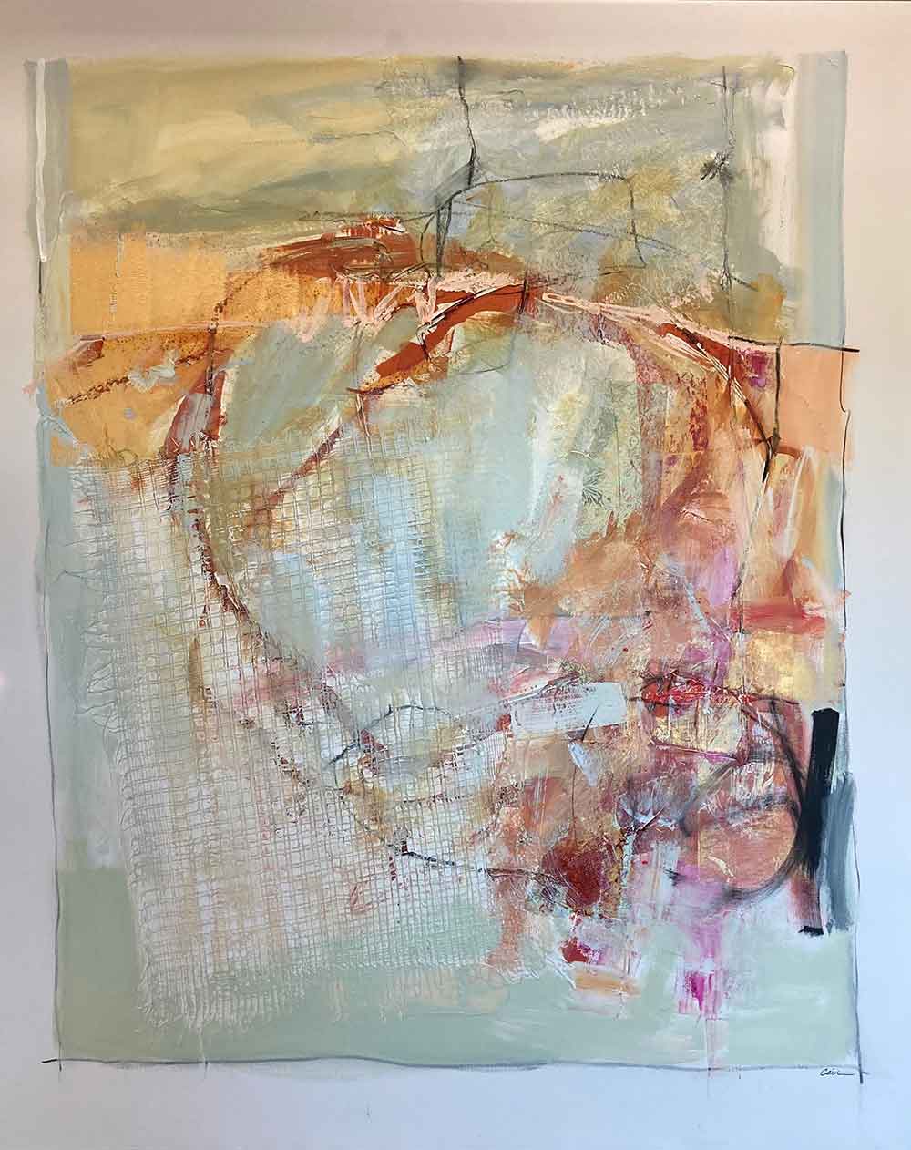 “Harbor”, 60×48, Mixed Media